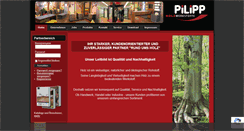 Desktop Screenshot of pilipp-holzwerkstoffe.de